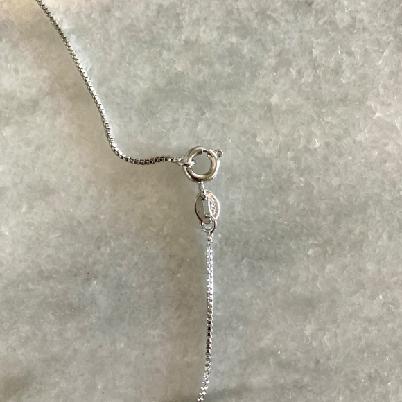 Sterling Silver Rainbow Zircon Stone Pink Yellow Turtle Pendant Necklace - Picture 4 of 4